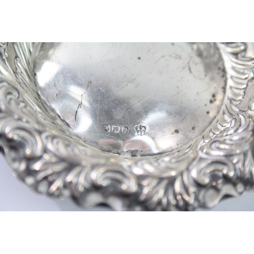 640 - Antique Hallmarked .925 Sterling Silver Trinket / Bon Bon Dish (48G)