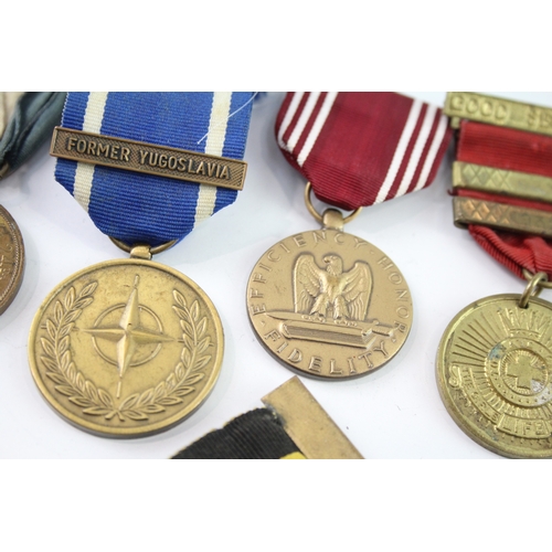 644 - Medals Inc Rms Mauretania, American Good Conduct, Etc X 9