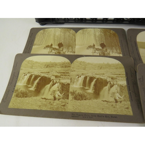 182 - Job lot of antique stereoscope cards