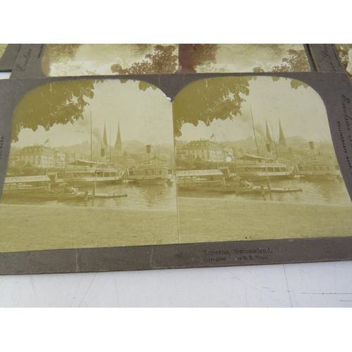 182 - Job lot of antique stereoscope cards