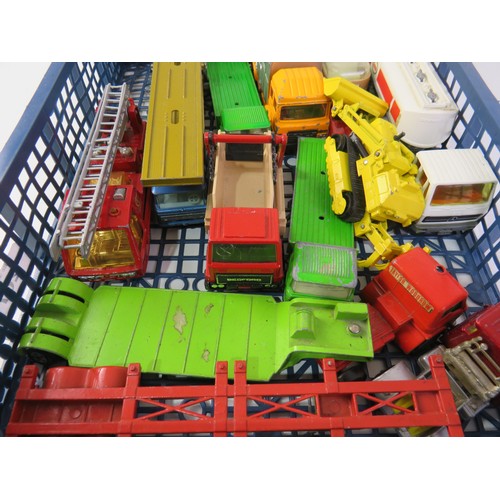 267 - Diecast toys includes Matchbox, trucks, Car Transporters etc