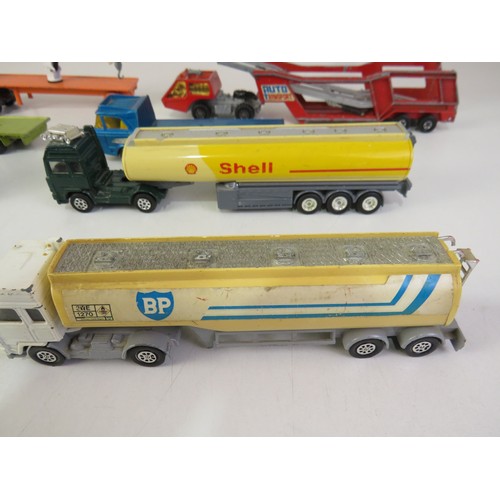 268 - Diecast toys includes Matchbox, trucks, Car Transporters etc