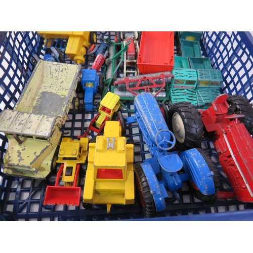 269 - Vintage diecast includes tractors and farm machinery.