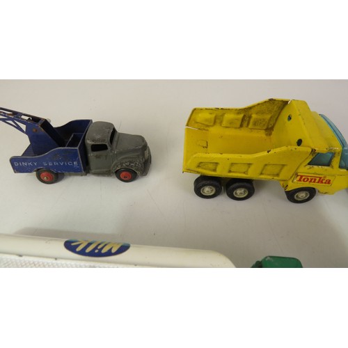 270 - Vintage diecast includes Dinky and Tonka etc.