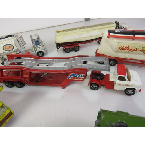 272 - Diecast trucks, Corgi, Matchbox and Britains Land Rover.