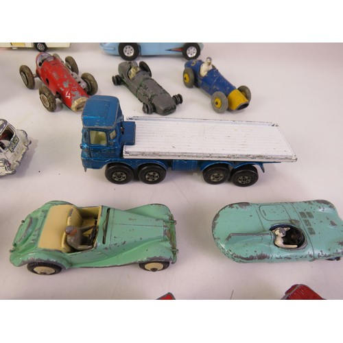 274 - Vintage playworn diecast includes Dinky and Corgi.