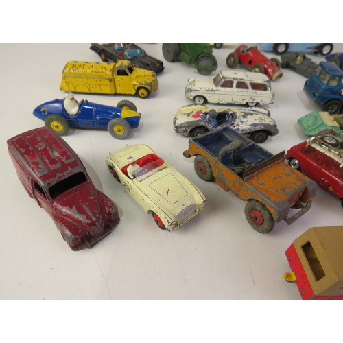 274 - Vintage playworn diecast includes Dinky and Corgi.