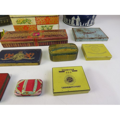 280 - Selection of vintage tins.