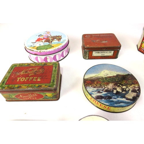 296 - Selection of vintage tins.