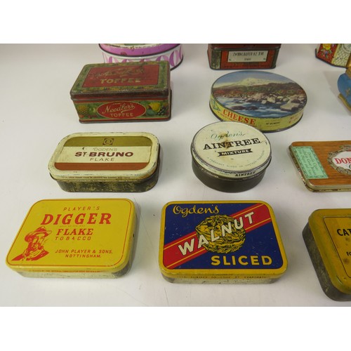 296 - Selection of vintage tins.