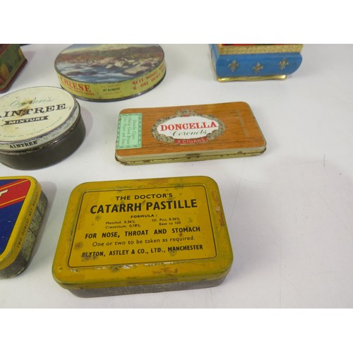 296 - Selection of vintage tins.