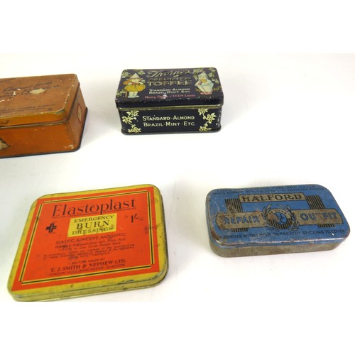 298 - Selection of vintage tins.