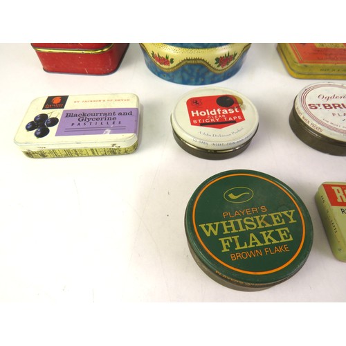 298 - Selection of vintage tins.