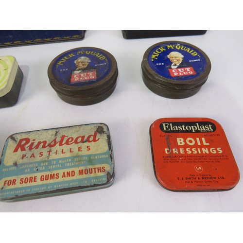 299 - Selection of vintage tins.