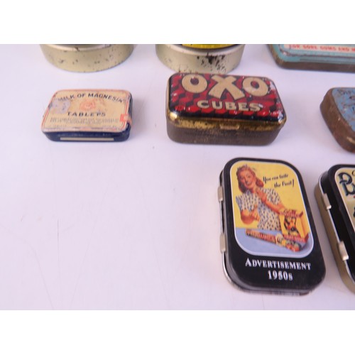 299 - Selection of vintage tins.