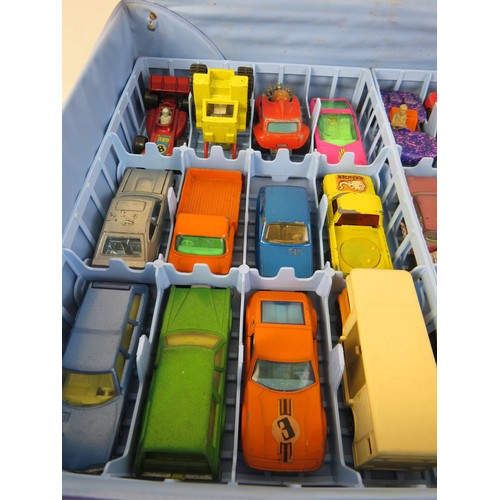 300 - Matchbox collectors case with 48 diecast matchbox cars.