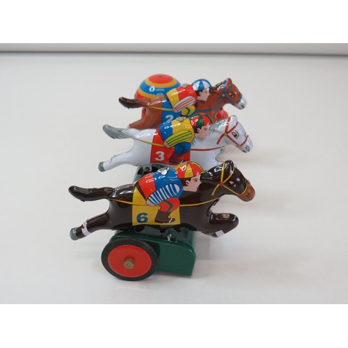 224 - Boxed mechanical Horse Pace toy in good working order.