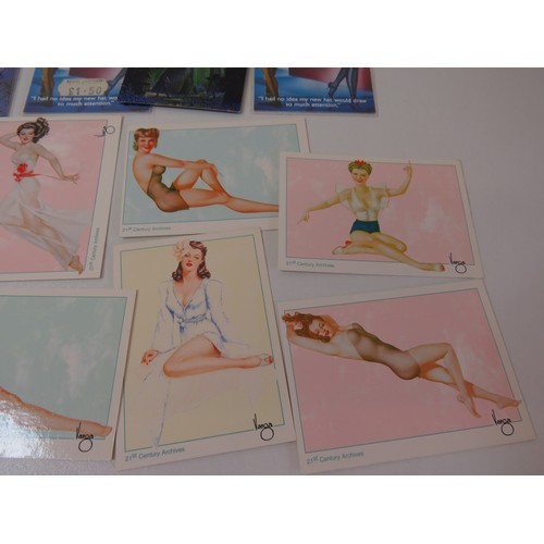 226 - Assorted collectors cards to include - Bill Ward Fabulous Years, Varoa 21st Century Pin up Girls, Ti... 