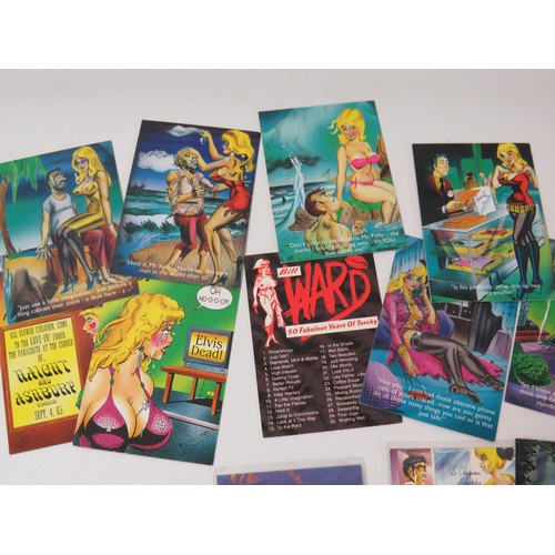 226 - Assorted collectors cards to include - Bill Ward Fabulous Years, Varoa 21st Century Pin up Girls, Ti... 