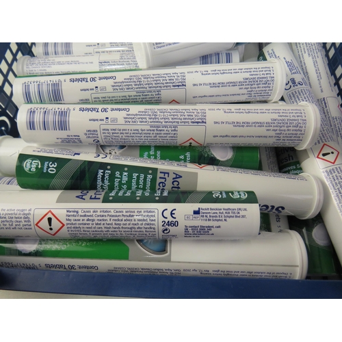 372 - Approximately 40 tubes of thirty active fresh steradent tabs, sell by 10/2026