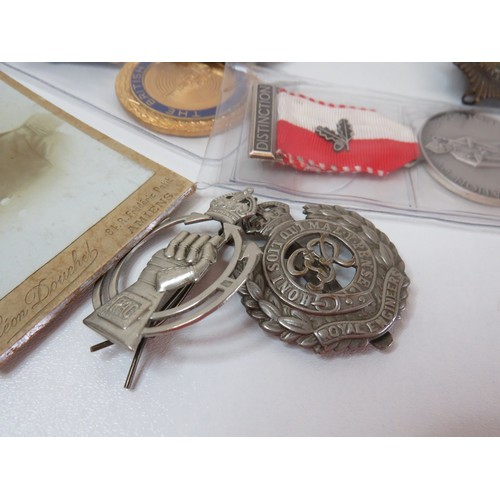 7 - Miscellaneous lot of various medals, badges, coins etc