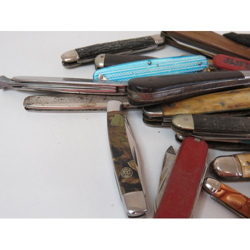 513 - Assorted Pocket Knives Inc Vintage, Cased, Etc Joblot