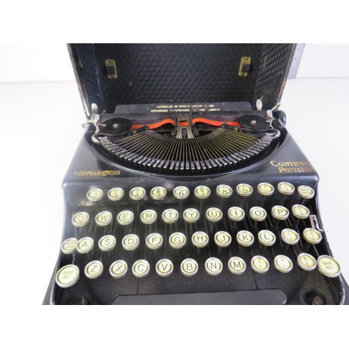 466 - Vintage 1930S Remington Typewriter, Compact Portable Untested