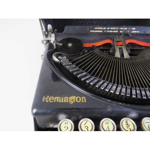 466 - Vintage 1930S Remington Typewriter, Compact Portable Untested