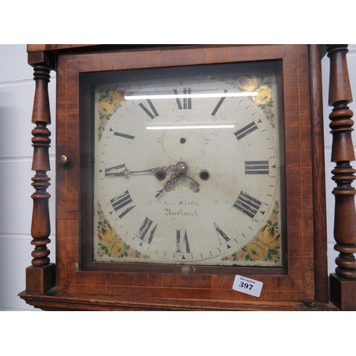 397 - Antique grandfather clock 