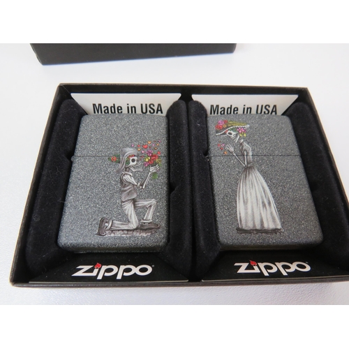 35 - Double Zippo boxed