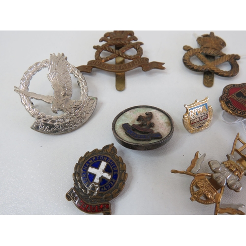 37 - Collection of assorted Cap badges