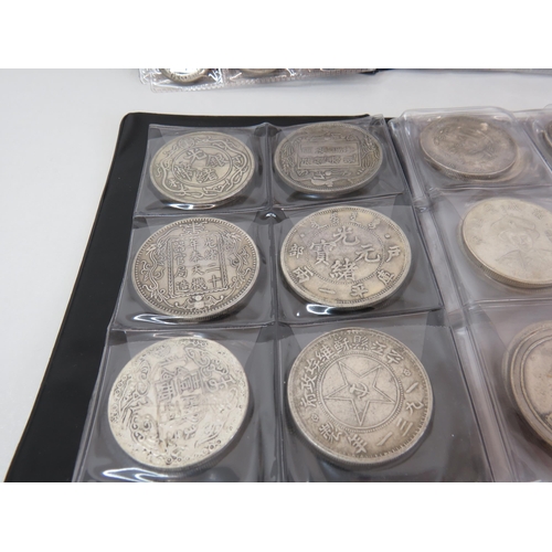 43 - Folder of oriental coins