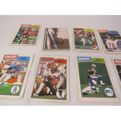 437 - 1980's American football trading cards