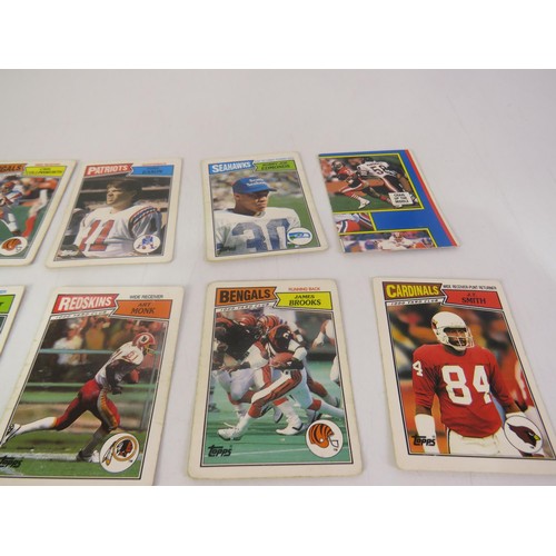 437 - 1980's American football trading cards