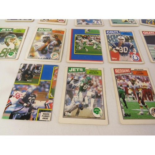 437 - 1980's American football trading cards