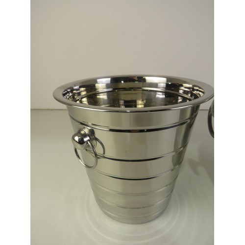 199 - Two Champagne buckets includes includes Mercier Champagne.