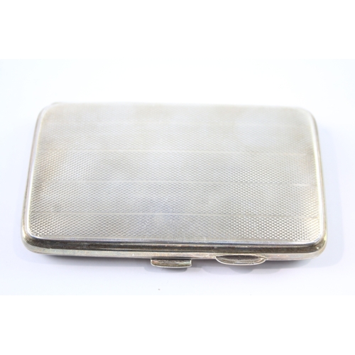 514 - Vintage Hallmarked .925 Sterling Silver Ladies Cigarette Case (63g)