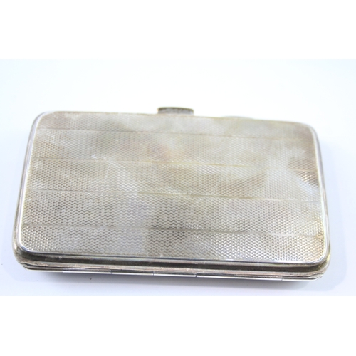 514 - Vintage Hallmarked .925 Sterling Silver Ladies Cigarette Case (63g)