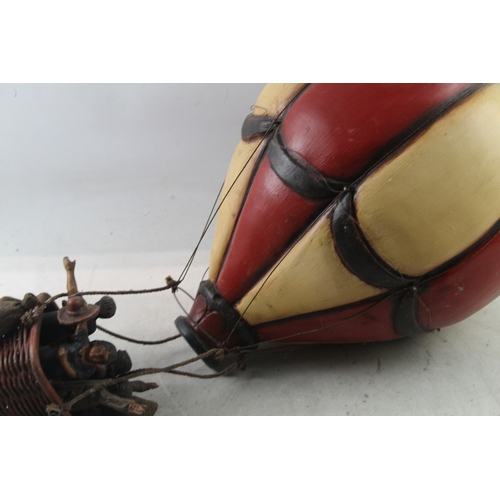 Vintage 1970's Allan Agohob hand painted Wooden red And white Hot