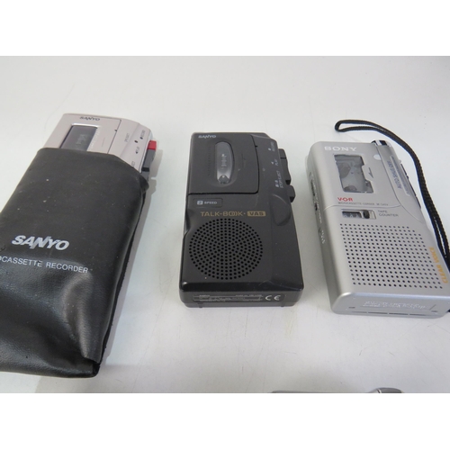 111 - Dictaphone bundle including Panasonic, Sanyo etc