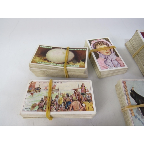 154 - Full and near full cigarette card sets (10)