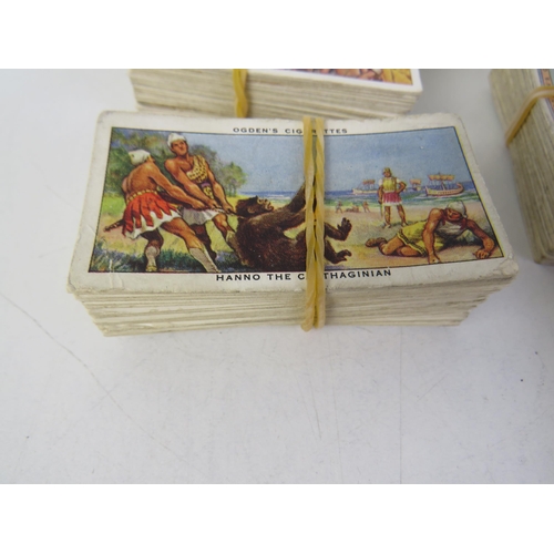 154 - Full and near full cigarette card sets (10)