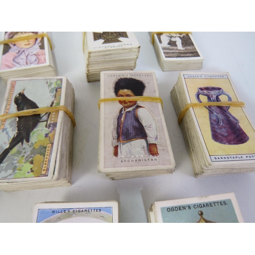 154 - Full and near full cigarette card sets (10)