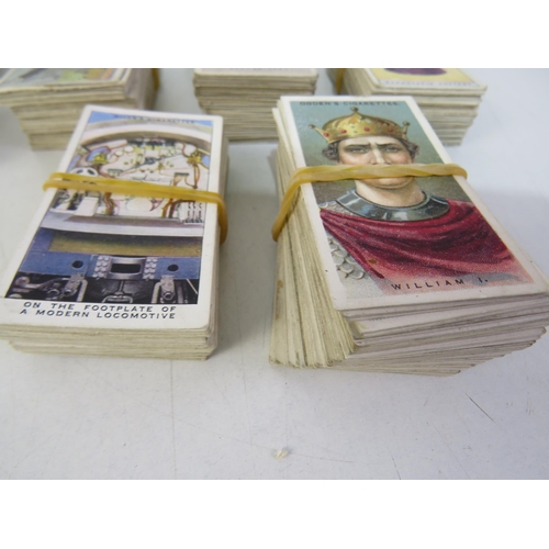 154 - Full and near full cigarette card sets (10)