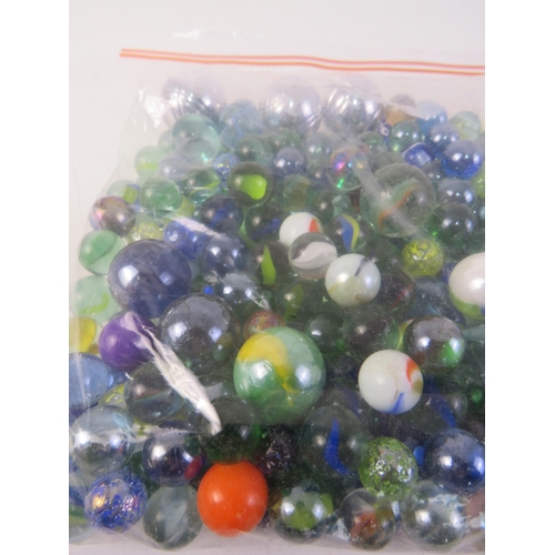 125 - Assortment of glass marbles