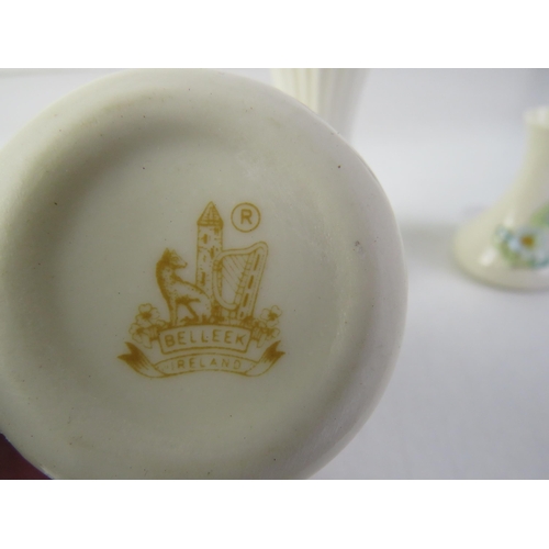 230 - Three pieces of Belleek pottery