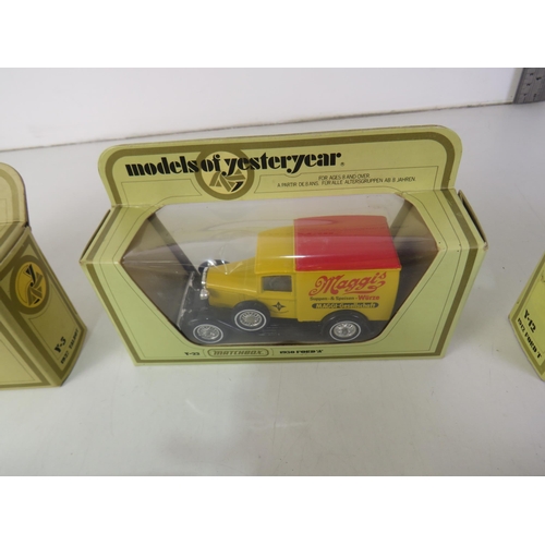 237 - Five boxed yesteryear cars