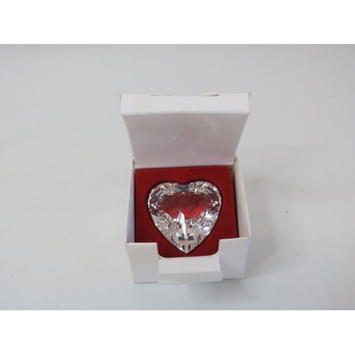 212 - Swarovski crystal heart