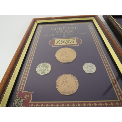 224 - Assortment of collectable coin sets and framed coins