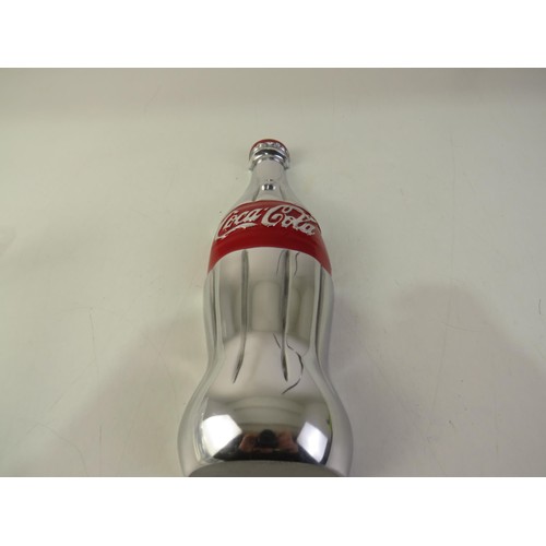 181 - Alloy Coca-cola bottle wall plaque